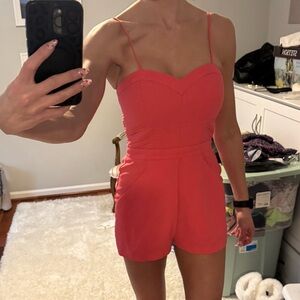 Parker Coral Romper